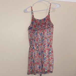 Multicolor Springtime Floral Romper